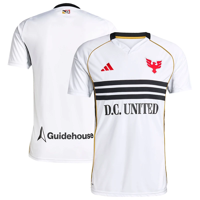 Men's adidas White D.C. United 2025 Third Replica Jersey
