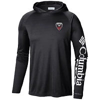 T-shirt à capuche manches longues Columbia D.C. United Terminal Tackle pour homme, noir