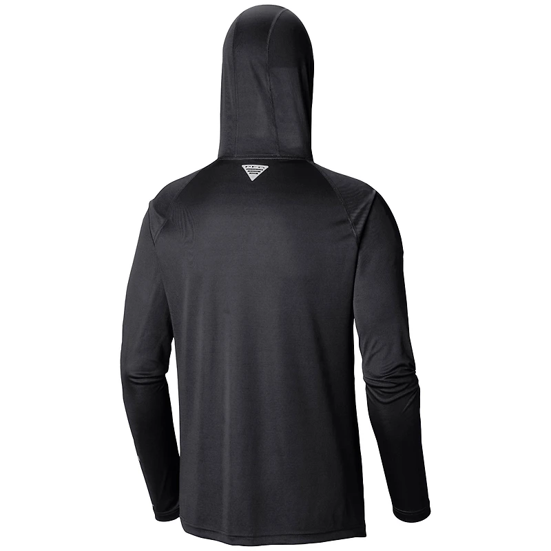 T-shirt à capuche manches longues Columbia D.C. United Terminal Tackle pour homme, noir