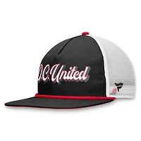 Casquette Snapback de golf D.C. United True Classic Fanatics noir/blanc pour hommes