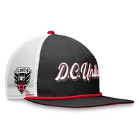 Casquette Snapback de golf D.C. United True Classic Fanatics noir/blanc pour hommes