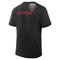 T-shirt en coton noir pour homme Fanatics D.C. United Corner Kick Legacy