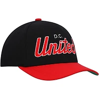 Casquette Snapback extensible D.C. United Team Script 2.0 Mitchell & Ness pour homme, noir