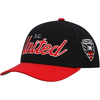 Casquette Snapback extensible D.C. United Team Script 2.0 Mitchell & Ness pour homme, noir