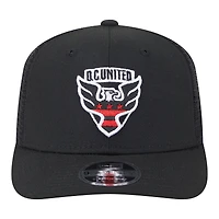 Casquette ajustable New Era noire D.C. United Jersey Hook 9SEVENTY pour homme