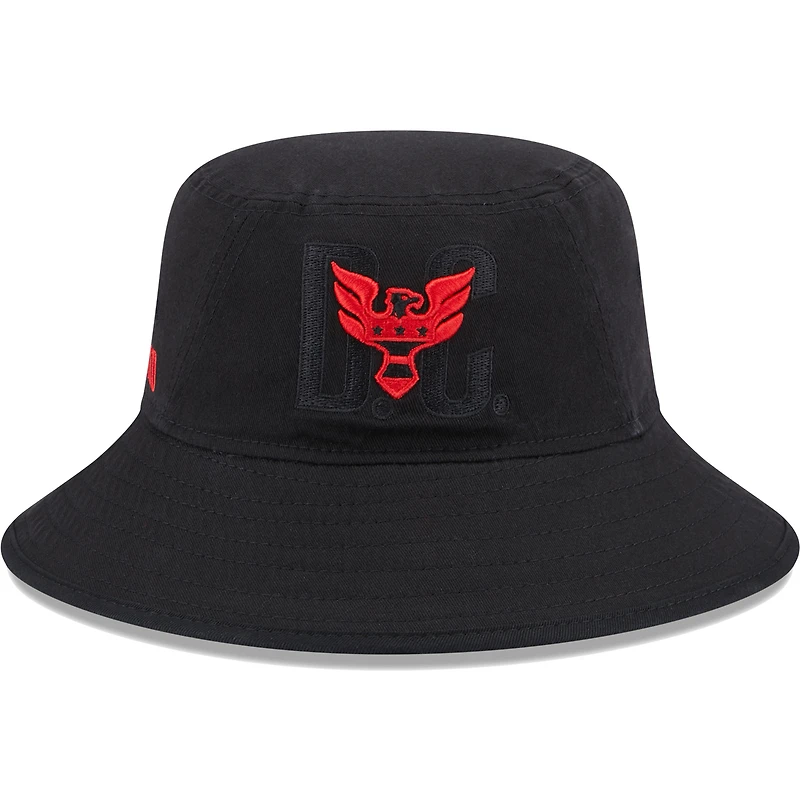 Chapeau bob noir D.C. United Kick Off New Era pour homme