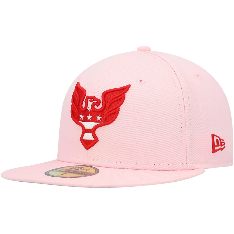 Casquette ajustée New Era D.C. United Pastel Pack 59FIFTY pour homme rose