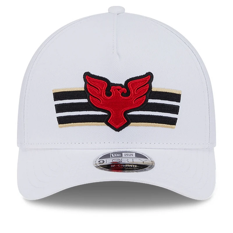 Men's New Era  White D.C. United 2025 Jersey Hook 9FORTY M-Crown Adjustable Hat
