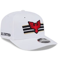 Casquette extensible D.C. United 2025 Third 9SEVENTY blanche New Era pour homme