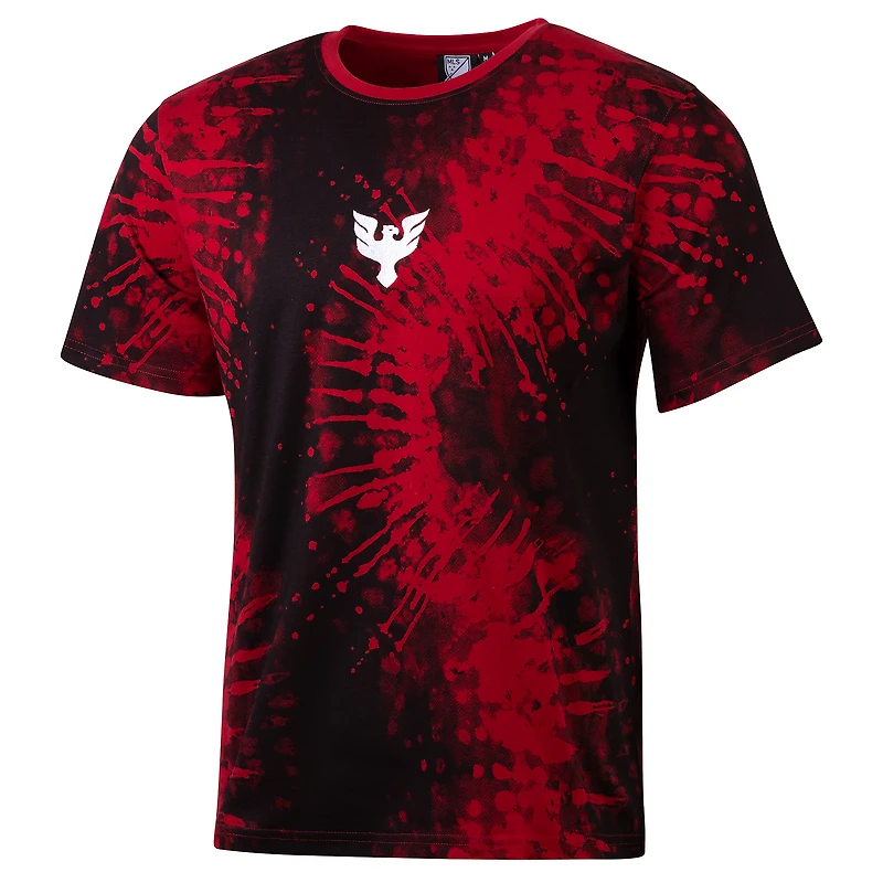 T-shirt oversize Sport Design Sweden rouge/noir D.C. United City Soul pour homme