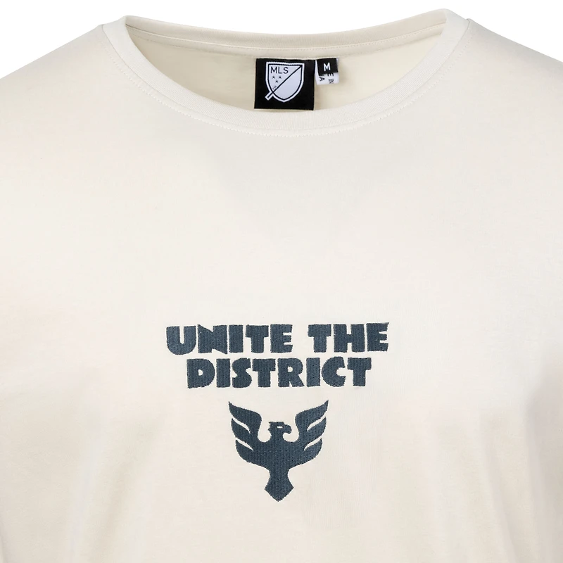 T-shirt décontracté pour homme, motif sport, Suède, D.C. United, beige
