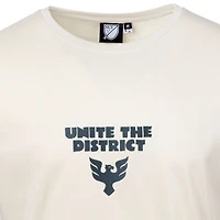 T-shirt décontracté pour homme, motif sport, Suède, D.C. United, beige