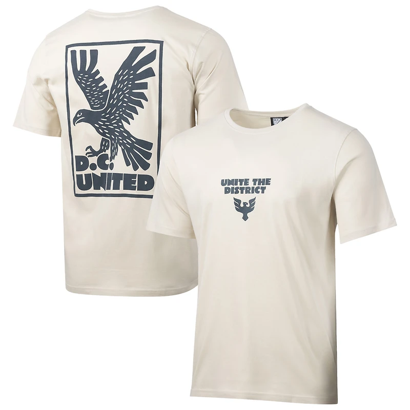 T-shirt décontracté pour homme, motif sport, Suède, D.C. United, beige