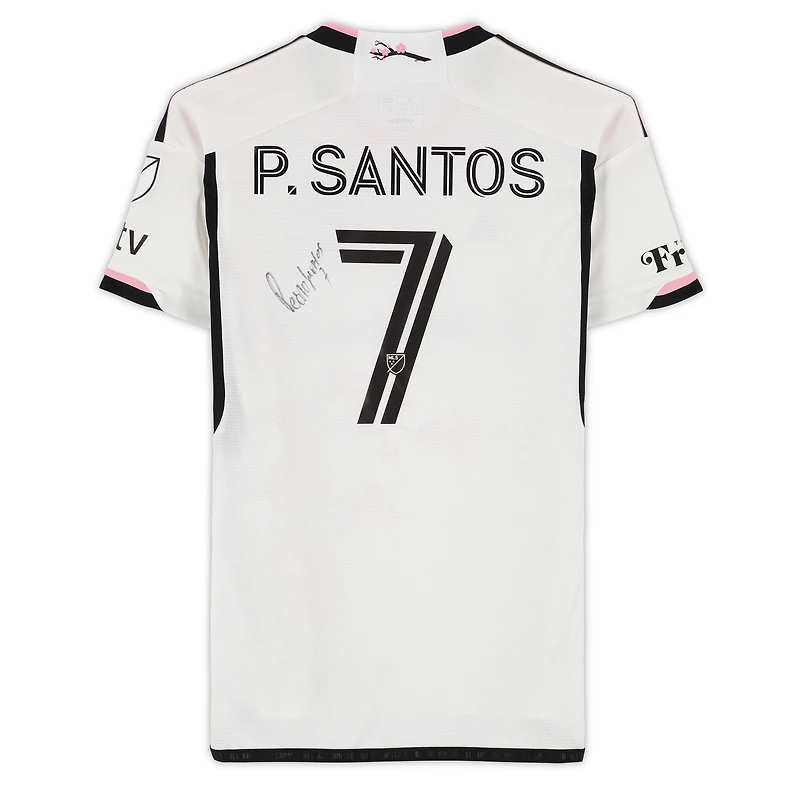 Pedro Santos D.C. United Autographed Match-Used #7 adidas Jersey from the 2024 MLS Season