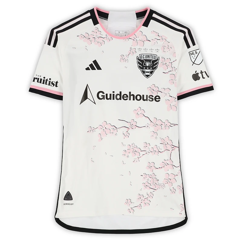 Pedro Santos D.C. United Autographed Match-Used #7 adidas Jersey from the 2024 MLS Season