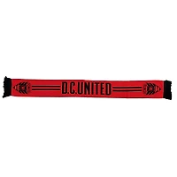 Red D.C. United Red 'N Black Knit Scarf