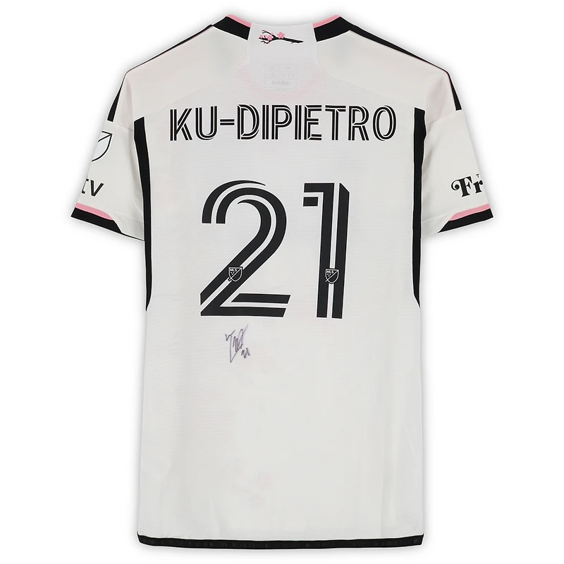 Theodore Ku-Dipietro D.C. United Autographed Match-Used #21 adidas Jersey from the 2024 MLS Season