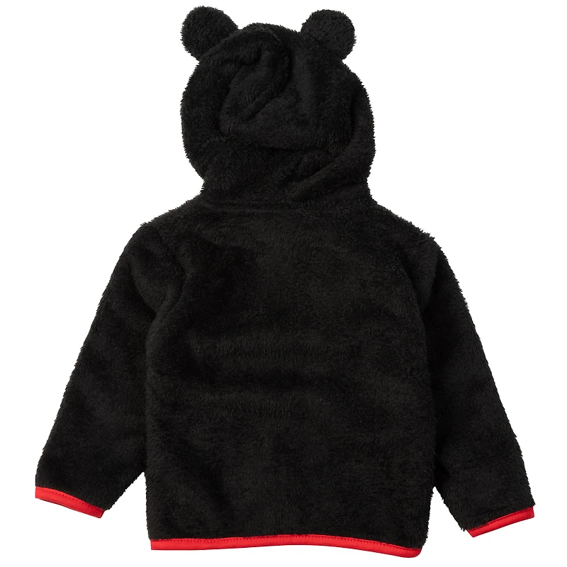 Toddler Sport Design Sweden  Black D.C. United Tie-Breaker Teddy Full-Zip Hoodie
