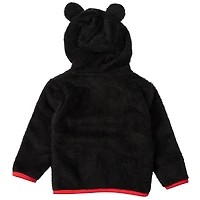 Toddler Sport Design Sweden  Black D.C. United Tie-Breaker Teddy Full-Zip Hoodie