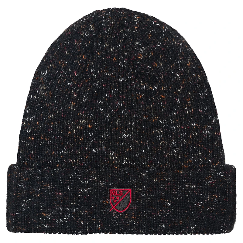 Bonnet unisexe noir à revers D.C. United Confetti