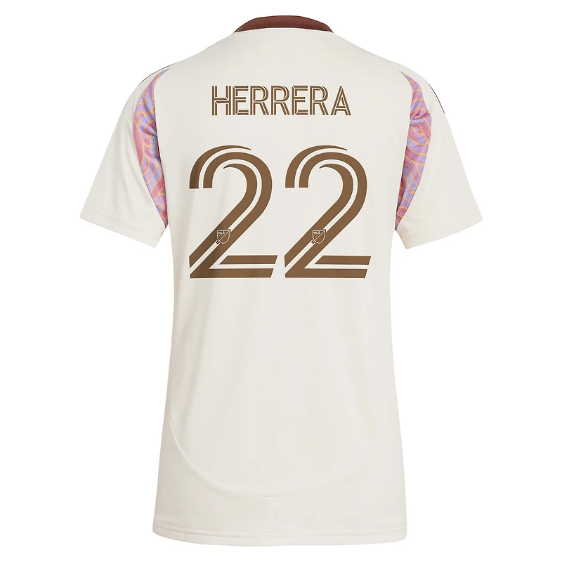 Maillot réplique du joueur adidas Aaron Herrera Natural D.C. United 2025 The Soul Kit pour femme