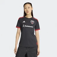 Maillot réplique noir et rouge adidas D.C. United 2026 pour femme