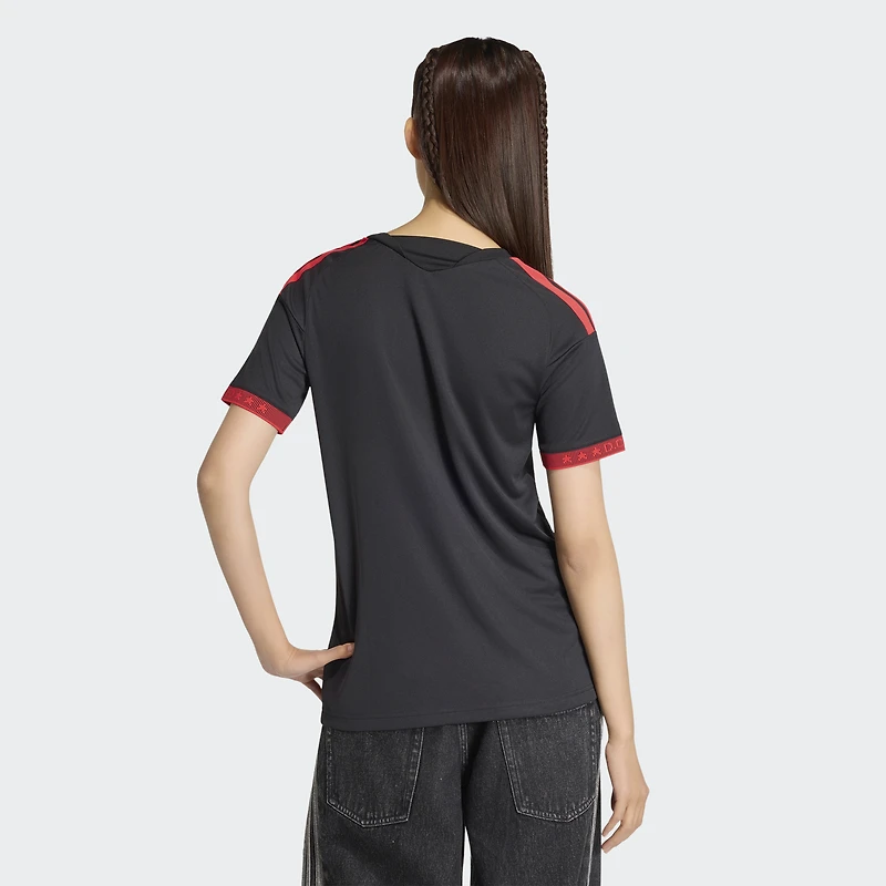 Women's adidas  Black D.C. United 2026 Black-and-Red Kit Replica Jersey
