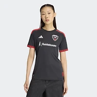 Maillot réplique noir et rouge adidas D.C. United 2026 pour femme