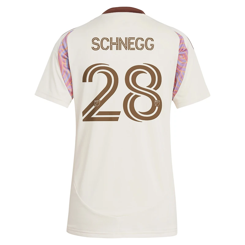 Women's adidas David Schnegg Natural D.C. United 2025 The Soul Kit Replica Player Jersey