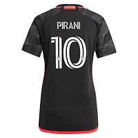 Women's adidas Gabriel Pirani Black D.C. United 2024 The Icon Kit Replica Player Jersey