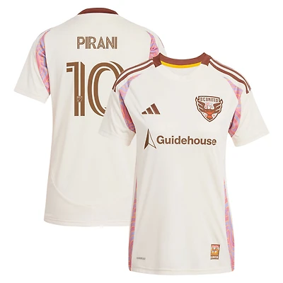Women's adidas Gabriel Pirani Natural D.C. United 2025 The Soul Kit Replica Jersey