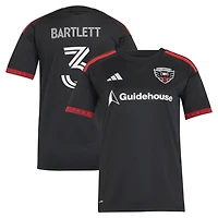 Maillot réplique noir et rouge adidas Lucas Bartlett pour femme, D.C. United 2026