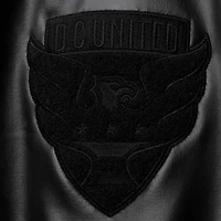 Blouson aviateur à boutons-pression noirs D.C. United The Wild Collective pour femme