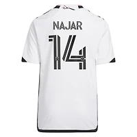 Youth adidas Andy Najar White D.C. United 2023 The Cherry Blossom Kit Replica Player Jersey