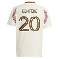 Maillot de joueur réplique adidas Christian Benteke Natural D.C. United 2025 The Soul Kit pour jeunes