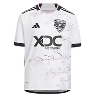 Youth adidas Christian Benteke White D.C. United 2023 The Cherry Blossom Kit Replica Player Jersey