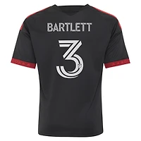 Maillot réplique noir et rouge adidas Lucas Bartlett D.C. United 2026 pour enfant