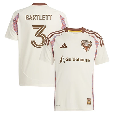 Youth adidas Lucas Bartlett Natural D.C. United 2025 The Soul Kit Replica Player Jersey
