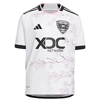 Youth adidas White D.C. United 2023 The Cherry Blossom Kit Replica Jersey