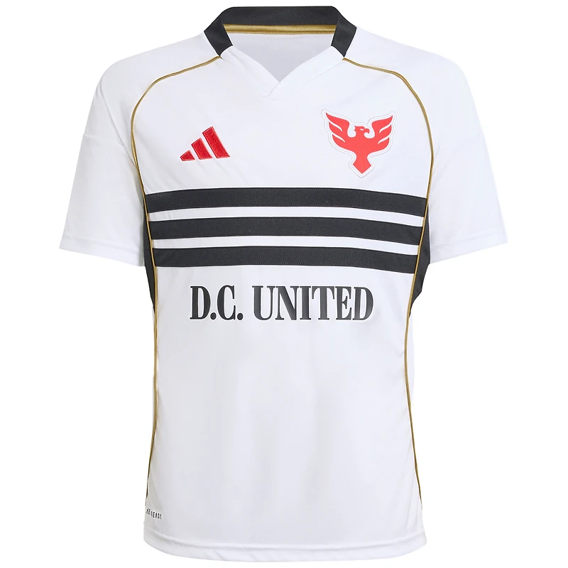 Maillot réplique junior adidas blanc D.C. United 2025