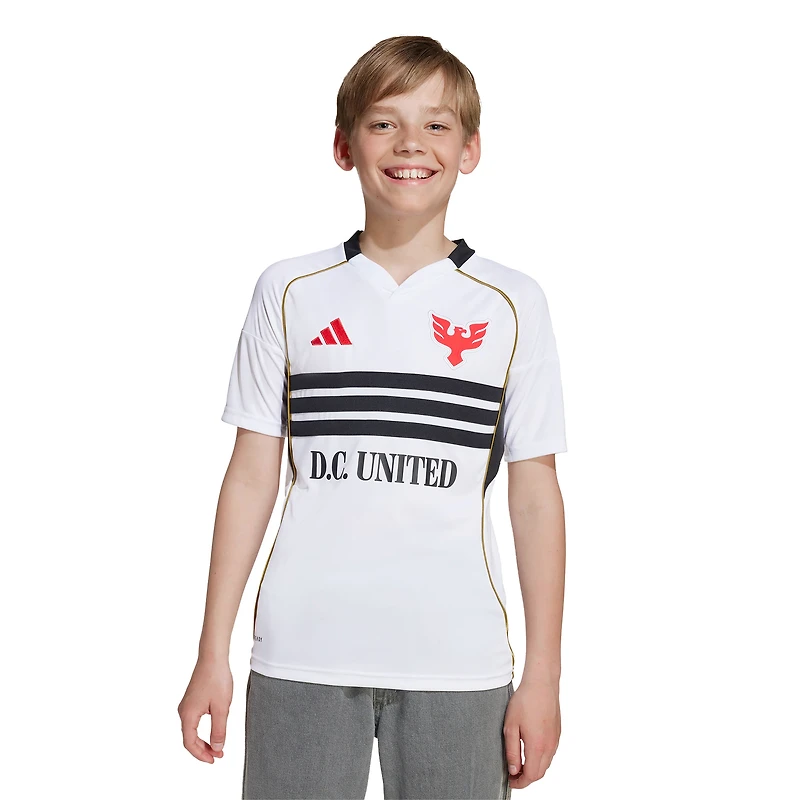 Maillot réplique junior adidas blanc D.C. United 2025