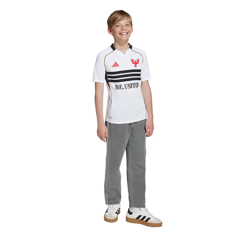 Maillot réplique junior adidas blanc D.C. United 2025