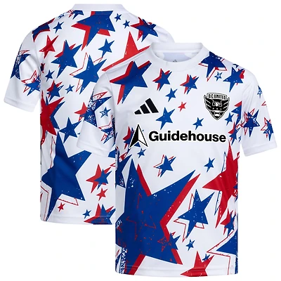 Youth adidas  White D.C. United 2026 Americana Pre-Match Jersey