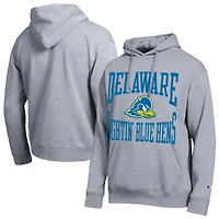 Men's Champion  Heather Gray Delaware Fightin' Blue Hens Team Hoodie