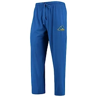 Ensemble de nuit pour homme Concepts Sport Royal/Heathered Charcoal Delaware Fightin' Blue Hens Meter, haut à manches longues et pantalon