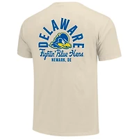 T-shirt crème pour homme avec motif mascotte des Fightin' Blue Hens du Delaware