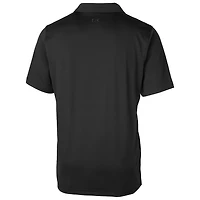 Men's Cutter & Buck Black Delaware Fightin' Blue Hens Forge Stretch Polo