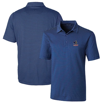 Men's Cutter & Buck Royal Delaware Fightin' Blue Hens Big Tall Forge Pencil Stripe Stretch Polo