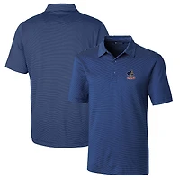 Men's Cutter & Buck Royal Delaware Fightin' Blue Hens Big Tall Forge Pencil Stripe Stretch Polo
