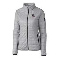 Doudoune isolante entièrement zippée PrimaLoft Eco pour femme, coupe-vent et gris Delaware Fightin' Blue Hens Vault Rainier